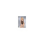 Body string, fines bretelles, quadrillage rond et ovale 