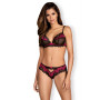 Tulia Ensemble 2 pcs - Noir  Fuchsia