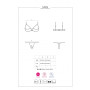 Letica Ensemble ouvert 2 pcs  - Noir
