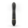 Vibromasseur Dorcel Glam Rabbit 21.8 cm - Noir  Or
