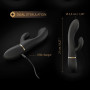 Vibromasseur Dorcel Glam Rabbit 21.8 cm - Noir  Or