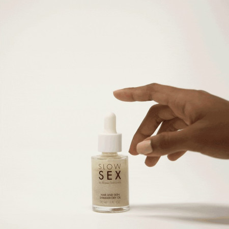 Huile intime sèche brillante - Slowsex - 30ml