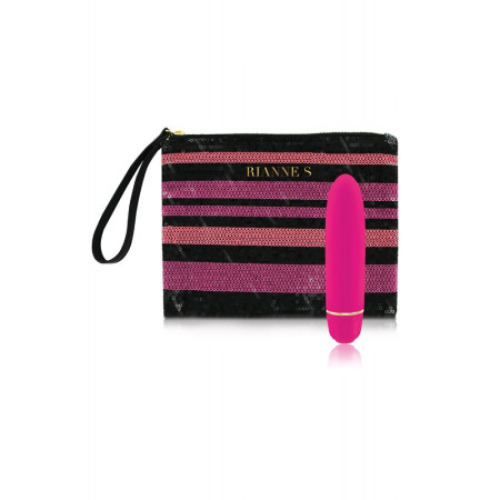 Mini vibromasseur de voyage  pour stimulation clitoridienne