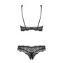 Luvae Ensemble ouvert 2 pcs  - Noir