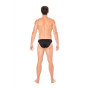 Slip noir rayé opaque et transparent - LM2906-61BLK