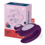 Stimulateur connecté pour couple Satisfyer Double Joy - Violet
