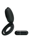 Cockring vibrant en silicone avec stimulateur clitoridien Esther - CC592166