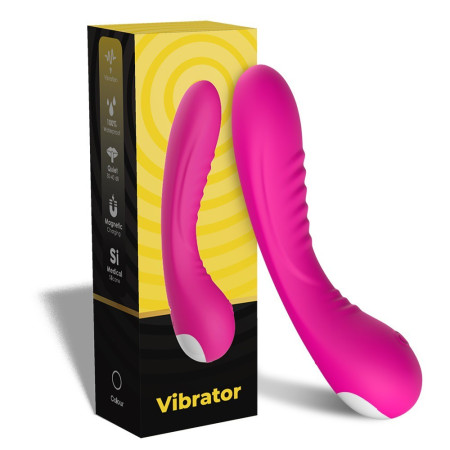 Vibromasseur courbé 9 modes de vibration rose - USK-V01PNK